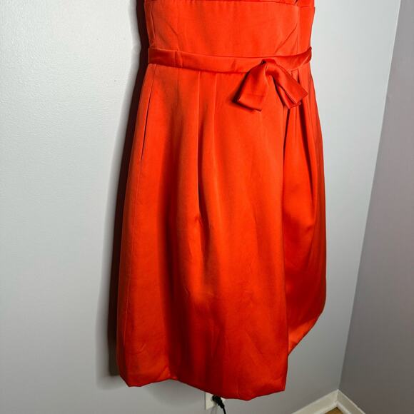 ESCADA Dalarina V Neck Mini Dress Fit and Flare Red Gladiola Elegant M - Picture 5 of 16